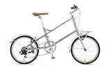 超特価!! SAAB 20インチ アルミフレーム ミニベロ 6段変速 AL-Minivelo 206 シルバー