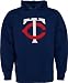 Minnesota Twins Navy Signature Hooded Sweatshirt - Medium