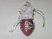 ATLANTA FALCONS 2.75 Snowman with Scarf Touchdown Football CHRISTMAS ORNAMENT