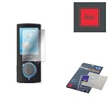 Premium Reusable LCD Screen Protector with Lint Cleaning Cloth For Sandisk Sansa View 8GB 16GB