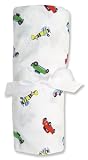 Retro Trans Printed Crib Sheet