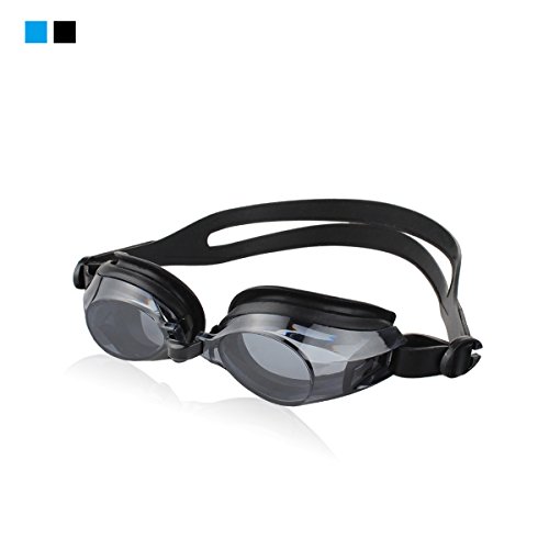 Kamor® #1 Premium Swimming Goggles for Adult Men, Women and Teenager - UV Protection, Anti-fog, Tinted Lens Swim Glasses - Soft silicone eye seals and strap - Adjustable buckle, Flexible nose bridge