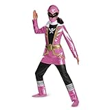 UPC 039897696577 product image for Disguise Saban Super MegaForce Power Rangers Pink Ranger Deluxe Girls Costume, S | upcitemdb.com