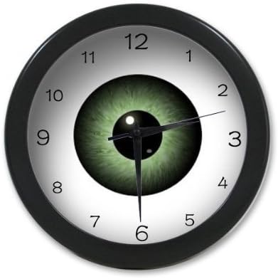 Home Decor Unique Eyeball Custom Digital Quartz Wall Clock 9.65 Inch