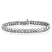 2.00ctw. 2-Row Diamond Tennis Bracelet - 7.5