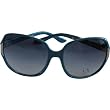A|X AX170/S Sunglasses - Armani Exchange Women's Square Full Rim Lifestyle Eyewear - Petrol/Palladium/Dark Blue Shaded