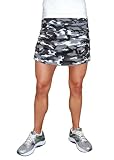 Impact Fitness - Camo Print Elite Skirt for Workout / Running / Tennis / Athletic Wear