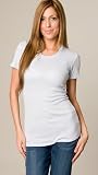 James Perse S/S Jewel Neck in Pastel Blue