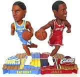 Lebron James & Carmello Anthony Forever Collectibles Bobble Mate
