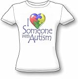 Autism Puzzle Heart Jr. Miss Fitted Tee