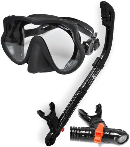 Aqua Lung Sport Scuba Snorkeling Dive Mask Dry Snorkel Set