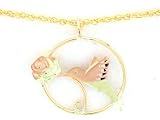 Authentic Yellow-gold Black Hills Gold Hummingbird Pendant-necklaces