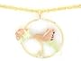Authentic Yellow-gold Black Hills Gold Hummingbird Pendant-necklaces