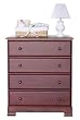 Kalani 4 Drawer Dresser in Cherry Finish By Da Vinci Baby Furniture
