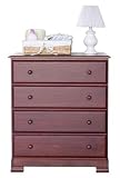 Kalani 4 Drawer Dresser in Cherry Finish By Da Vinci Baby Furniture