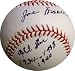 Joe Moore All Star 1934-1938-1940 Autographed Baseball (JSA)