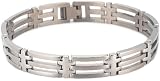 Brushed and Polished Titanium 10mm Bracelet, 8