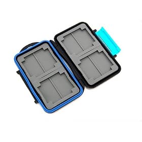 JJC cartes m�moire box pour 4x CF 8x SD - Compact Flash SDHC - �tanche waterproof Memory Card Box Card Case Safe Carte m�moire non fournie