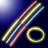 Ioio-Batons Sticks Bicolores Lumineux Fluorescents - Tube de 100 sticks