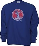 New York Giants Classic NFL Throwback Logo Crewneck Sweatshirt