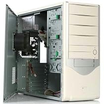 400W Mid-tower Case Beige