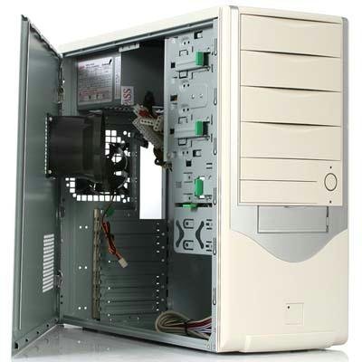 400W Mid-tower Case Beige