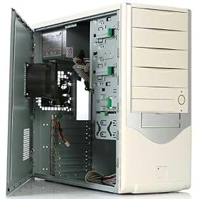 400W Mid-tower Case Beige
