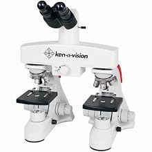 Ken-A-Vision T-19241C Comparison Scope 2 - Cordless Binocular Comparison Compound Microscope for Forensics and Comparative Science, 10× Eyepiece