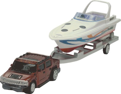 Childrens Toyshop  Toys : Radio Control Hummer & Boat 1:64 Scale