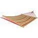 Pawleys Island Gardens Collection Large Quilted DuraCord Fabric Hammock, Trellis Stripe