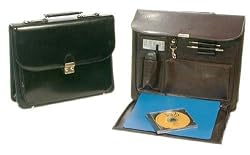 Leather Briefcase Portfolio by Bond Street