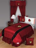 Louisville Cardinals Bedding Set - 8 pc. FULL Comforter Bed Set