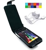 2nd Generation ipod Touch Wall Charger and ipod Touch Carrying Case for 2G 16GB 32GB + Screen Protector Kit + Cleaning Cloth (Melrose Black)