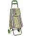 from Dove Mill Kitchen Modern Quality Bright Stripe Lightweight Shopping Trolley- Multi Colours