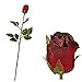 Closed Bud Rose - Deep Red - Artificial Flower