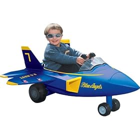Little Tikes Lockheed Martin F-22 Raptor Blue Angel Fighter Jet by National Products