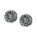 Stud Earrings Sterling Silver - Sunflowers