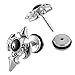 Charisma 1 Pair Mens Stainless Steel Sword Cross Stud Earrings Screw on Back Earrings