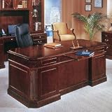 Dmi 7376-36 OXMOOR Executive Desk Mahogany Complete Collection of Dmi Available. Delivered Fully Assembled. Full Collection Available for Info 800 995-7539