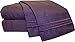 Mezzati Luxury Bed Sheet Set - Soft and Comfortable 1800 Prestige Collection - Brushed Microfiber Bedding (Purple, Cal King Size)