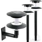 Harvest Brand PVC Two Tiered Solar Lights (Set of 2)