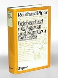 Briefwechsel mit Autoren und K�nstlern 1903-1953