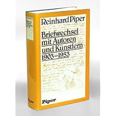 Briefwechsel mit Autoren und K�nstlern 1903-1953