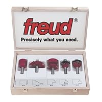 Freud 94-100 5-Piece Cabinet Door Bit Set with 99-513 Panel Bit