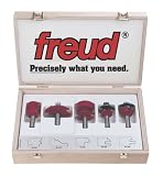 Freud 94-100 5-Piece Cabinet Door Bit Set with 99-513 Panel Bit