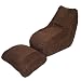 Kitchen & Housewares : Microsuede Video Lounger Set - Brown