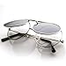 zeroUV - Limited Edition Color Flip-Up Lens Round Circle Django Sunglasses