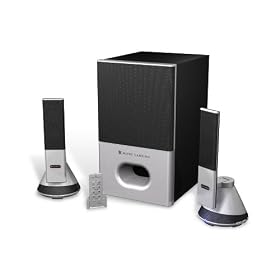 Altec Lansing VS4221 2.1 Speaker System Music and Gaming System with Remote by Altec Lansing