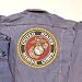Lee Denim Jacket with Marine Corps Logo Embroidered on Back