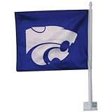 Kansas State Wildcats Purple Car Flag